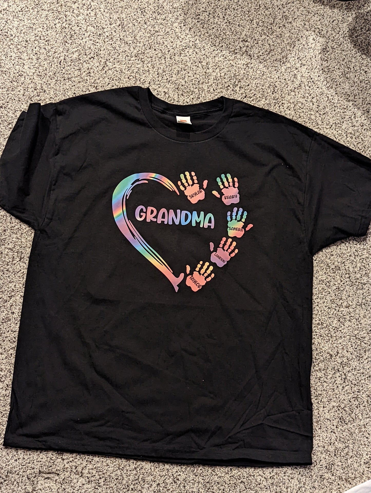 Grandma Heart/Handprints T-shirt