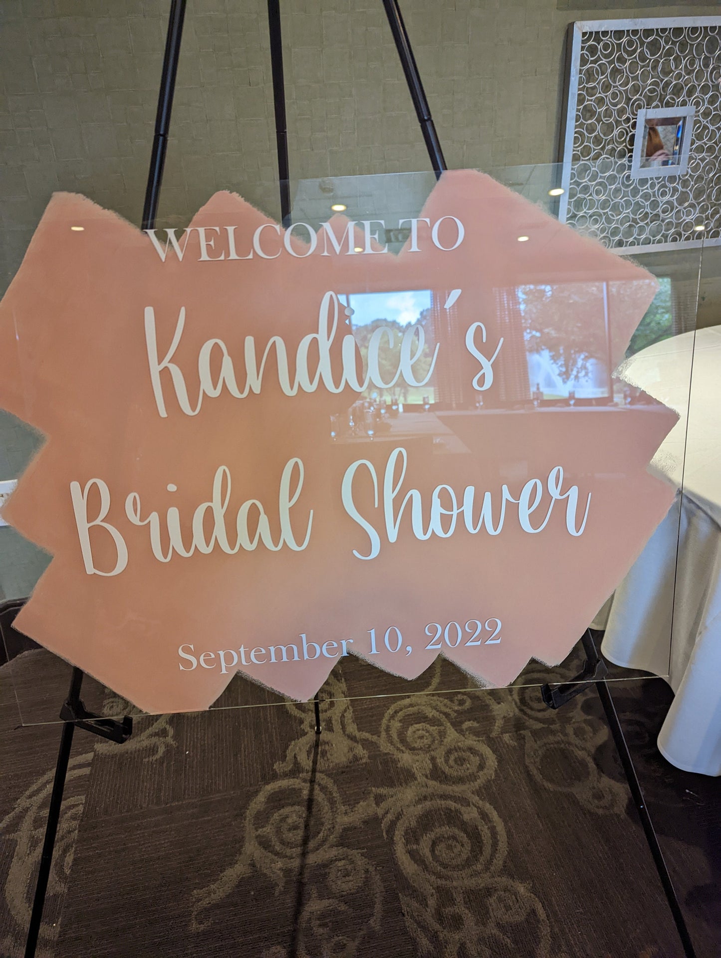 Acrylic Welcome Sign