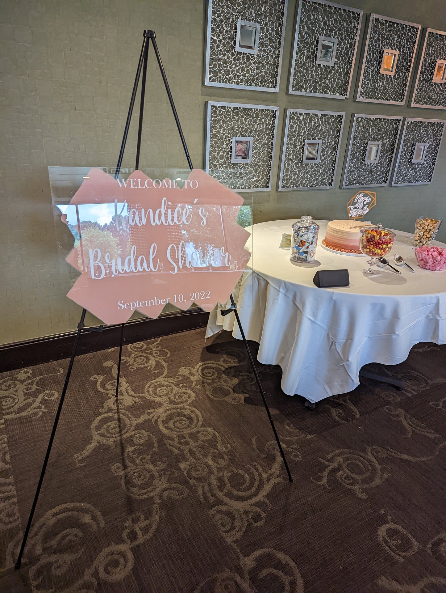 Acrylic Welcome Sign