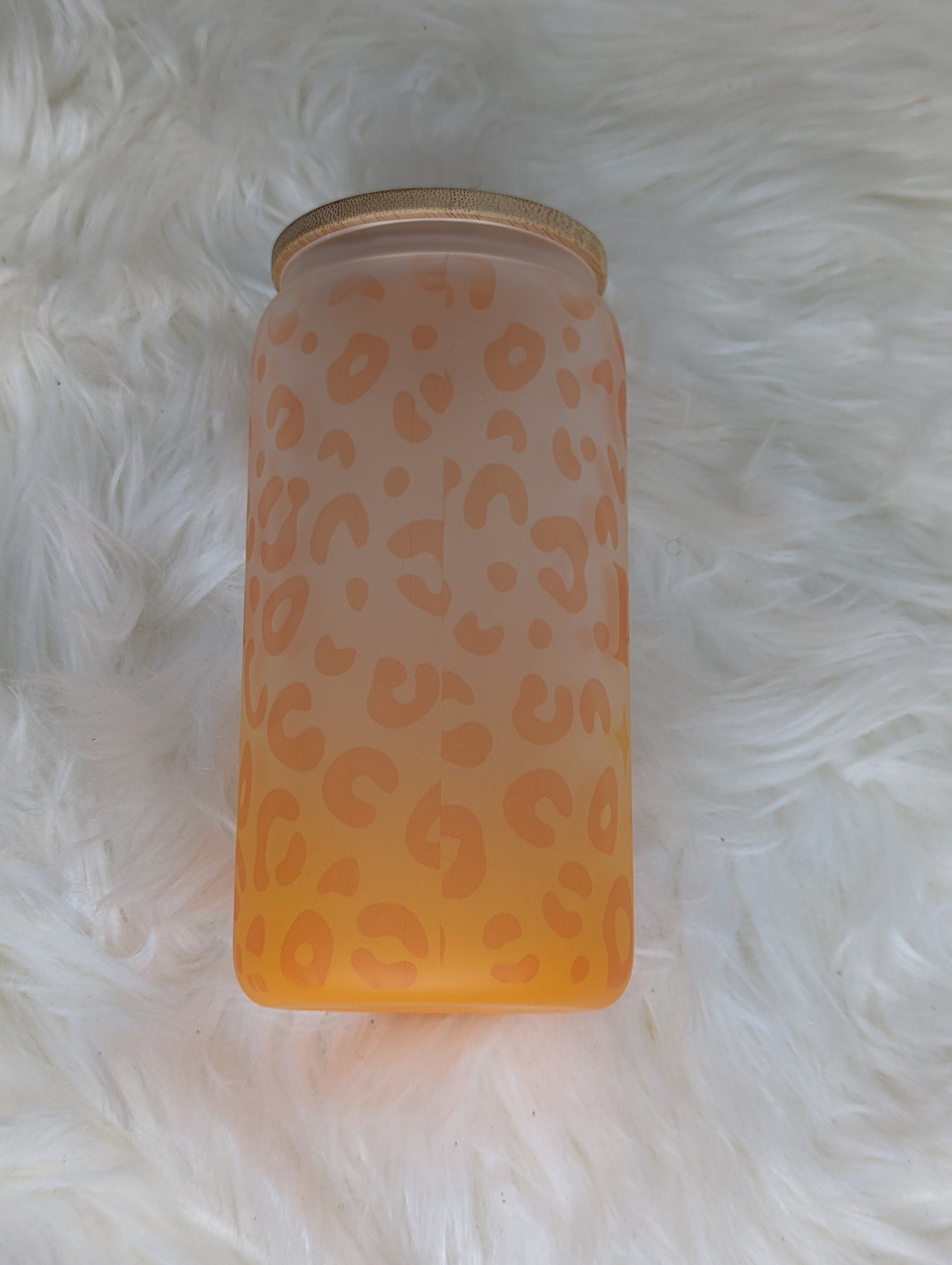 Pumpkin Spice Mama Glass Can Tumbler
