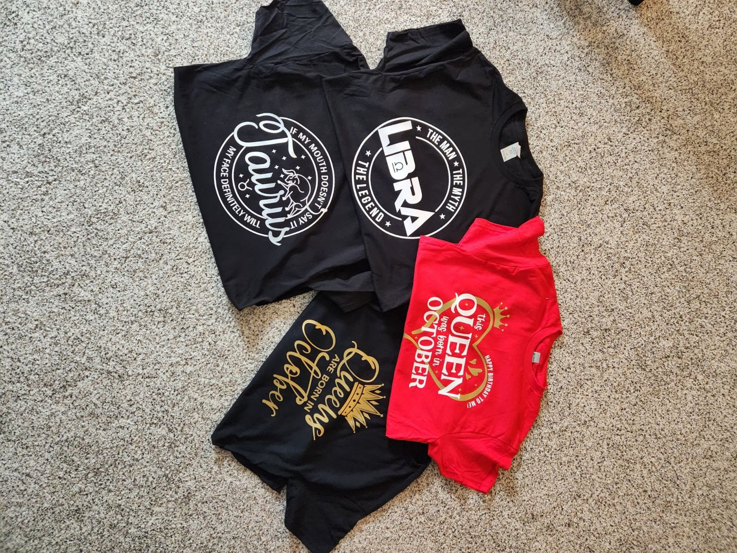 October Queen Birthday T-shirt