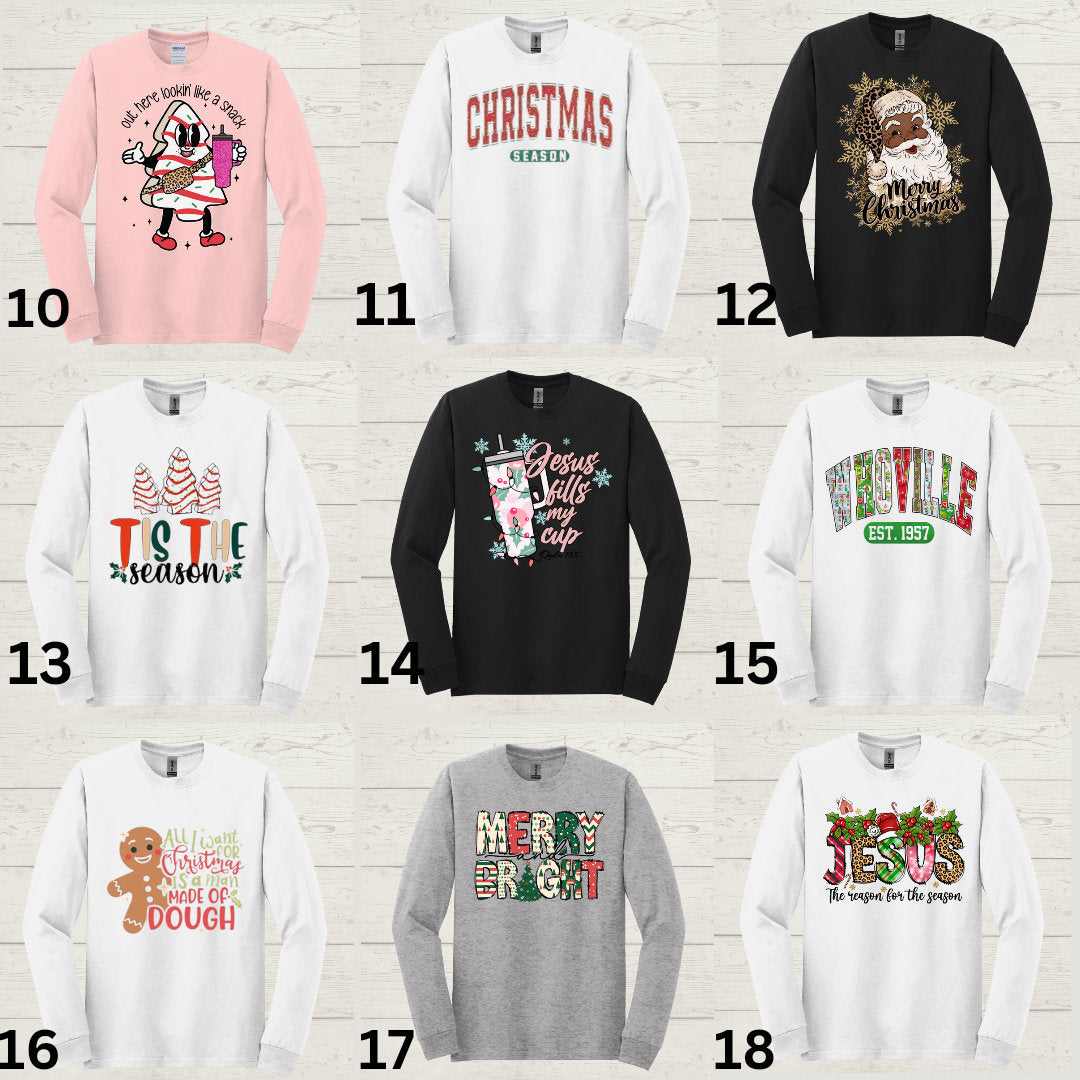 Winter Holiday Collection '23 long sleeve shirts